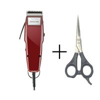 ماشین اصلاح موزر 1400 قرمز 5 دنده + قیچی هنبور ایتالیا